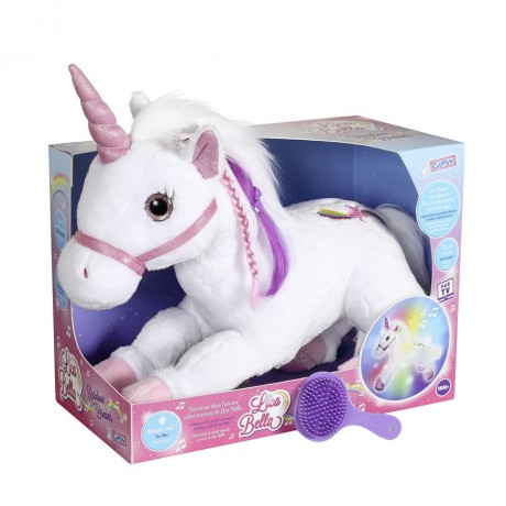 Λούτρινο Lica Bella Μονόκερος με ήχο και φως 35εκ